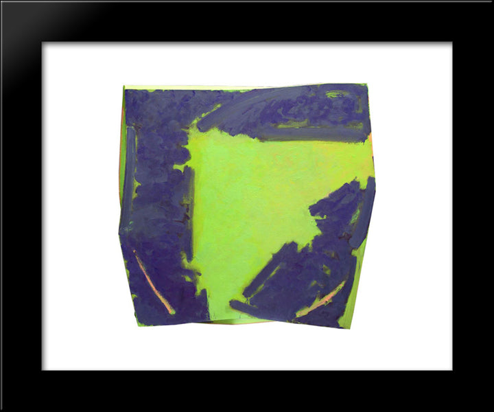 Broken Circle 20x24 Black Modern Wood Framed Art Print Poster by Ruben, Richards