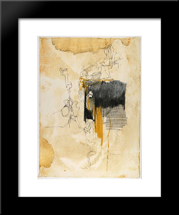 Untitled 20x24 Black Modern Wood Framed Art Print Poster by Ruben, Richards