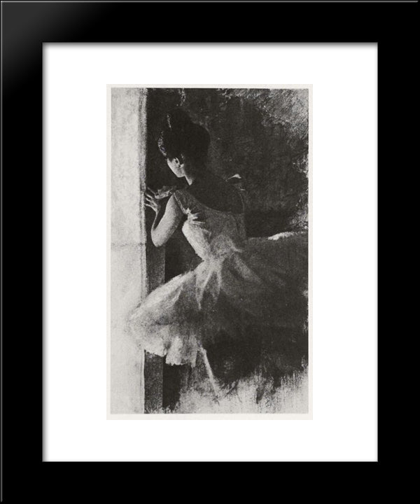 Behind The Scenes Of The Opera 20x24 Black Modern Wood Framed Art Print Poster by Demachy, Robert