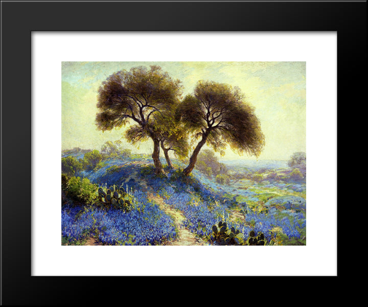 A Spring Morning 20x24 Black Modern Wood Framed Art Print Poster by Onderdonk, Robert Julian
