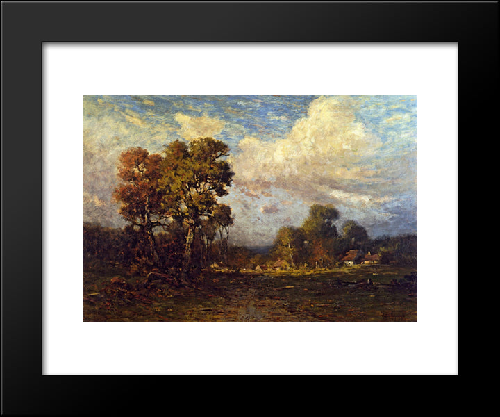 East Loyal Field 20x24 Black Modern Wood Framed Art Print Poster by Onderdonk, Robert Julian