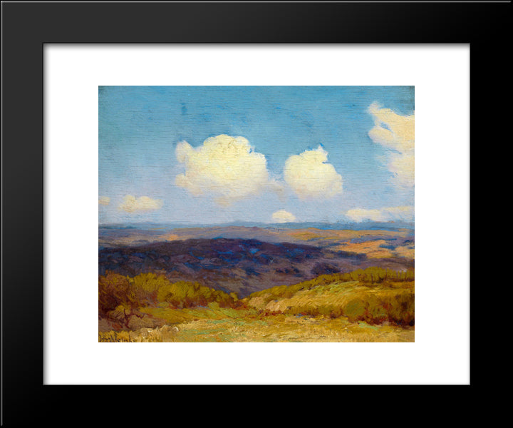 Flying Shadows 20x24 Black Modern Wood Framed Art Print Poster by Onderdonk, Robert Julian