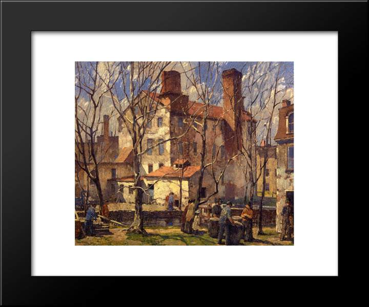 A Day In March 20x24 Black Modern Wood Framed Art Print Poster by Spencer, Robert