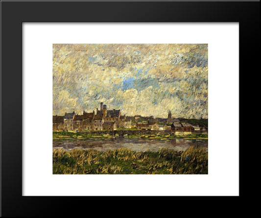 Gray Day In Spring 20x24 Black Modern Wood Framed Art Print Poster by Spencer, Robert