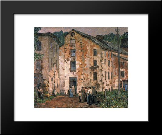 Grey Mills 20x24 Black Modern Wood Framed Art Print Poster by Spencer, Robert