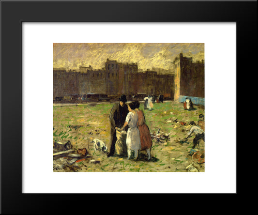 Vacant Lot 20x24 Black Modern Wood Framed Art Print Poster by Spencer, Robert