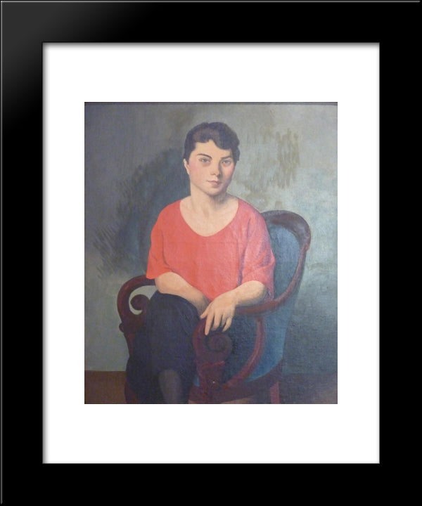 A Romanian 20x24 Black Modern Wood Framed Art Print Poster by Fresnaye, Roger