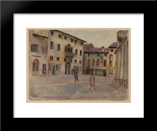 Bassano 20x24 Black Modern Wood Framed Art Print Poster by Fry, Roger