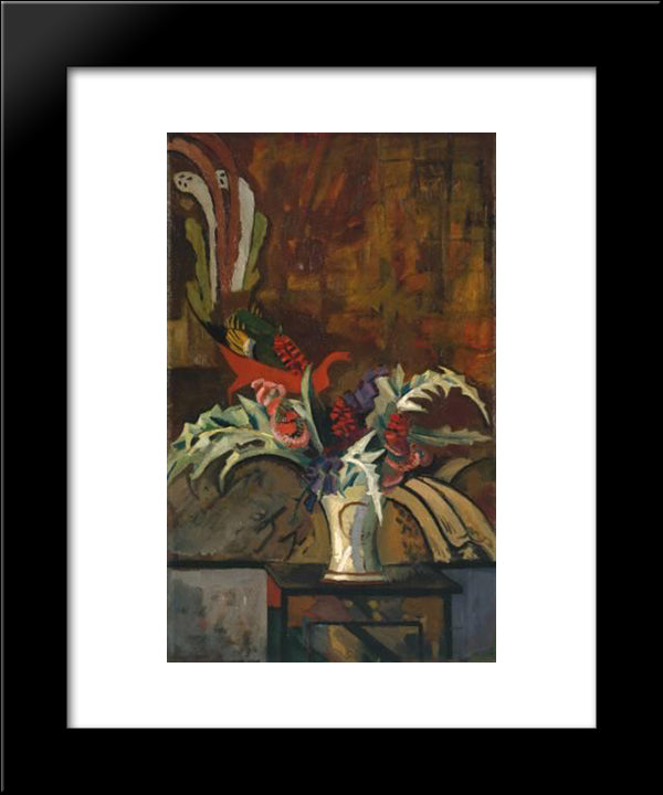 Flowers 20x24 Black Modern Wood Framed Art Print Poster by Fry, Roger