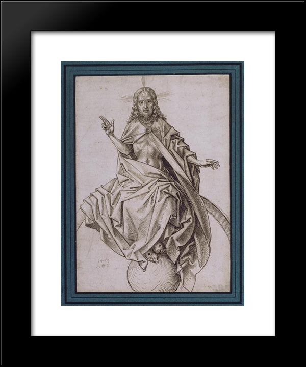 The Last Judgement 20x24 Black Modern Wood Framed Art Print Poster by van der Weyden, Rogier