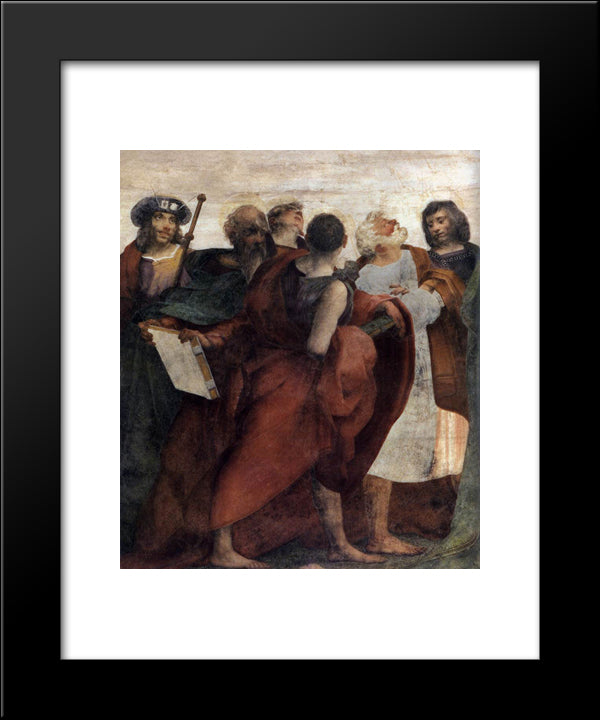 Assumption Of The Virgin (Detail) 20x24 Black Modern Wood Framed Art Print Poster by Fiorentino, Rosso