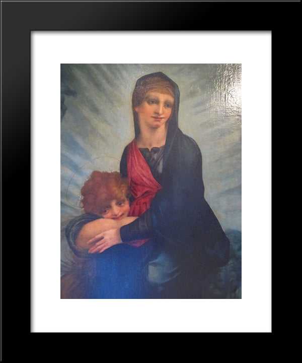 Delete 20x24 Black Modern Wood Framed Art Print Poster by Fiorentino, Rosso