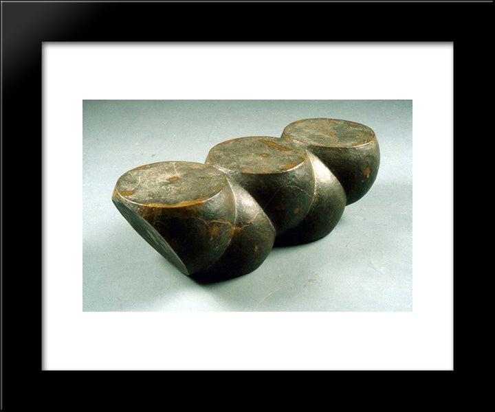 Pentameter 20x24 Black Modern Wood Framed Art Print Poster by Vollmer, Ruth