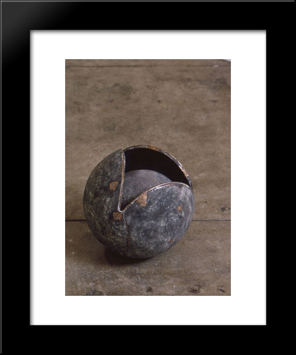 Rumblings From Within 20x24 Black Modern Wood Framed Art Print Poster by Vollmer, Ruth