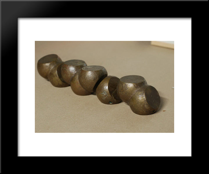 Trimer, Monomer, Dimer 20x24 Black Modern Wood Framed Art Print Poster by Vollmer, Ruth