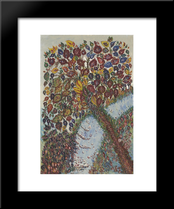 Tree Or Paradise 20x24 Black Modern Wood Framed Art Print Poster by Louis, Seraphine