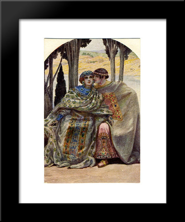 Byzantium 20x24 Black Modern Wood Framed Art Print Poster by Solomko, Sergey