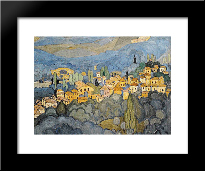 Landscape 20x24 Black Modern Wood Framed Art Print Poster by Papaloukas, Spyros