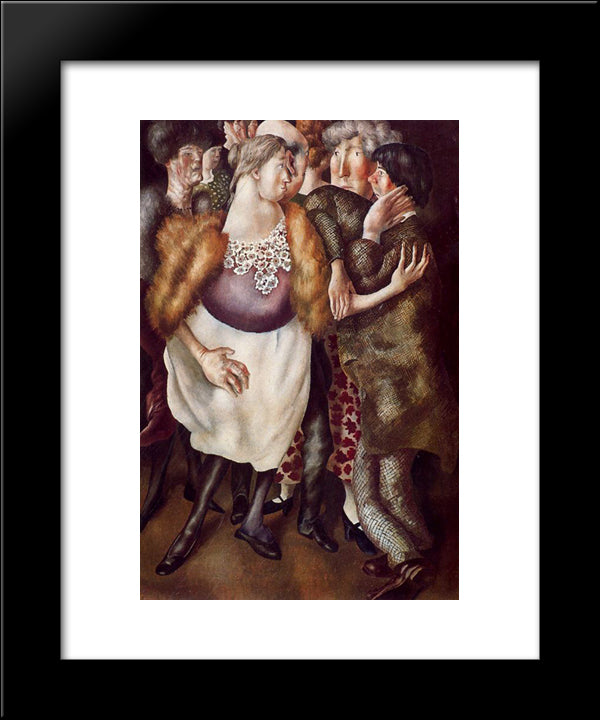 Beatitude 5 - Contemplation 20x24 Black Modern Wood Framed Art Print Poster by Spencer, Stanley