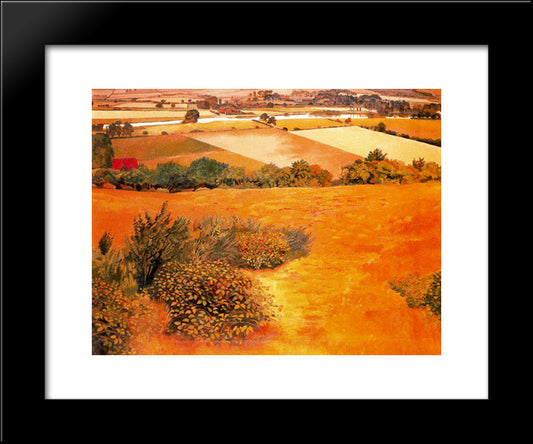 Cockmarsh Hill - Cookham 20x24 Black Modern Wood Framed Art Print Poster by Spencer, Stanley