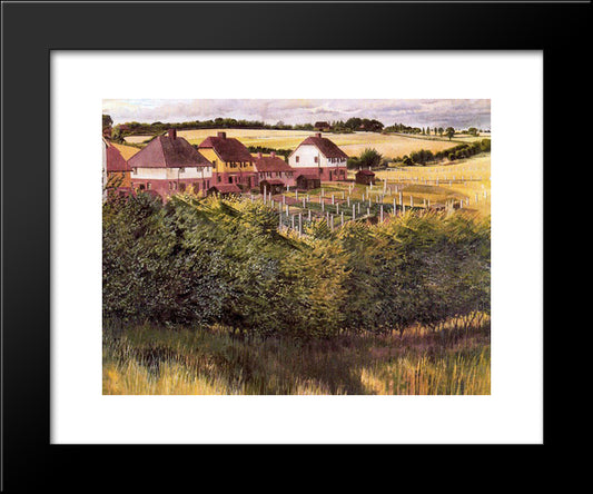 Cookham Rise 20x24 Black Modern Wood Framed Art Print Poster by Spencer, Stanley