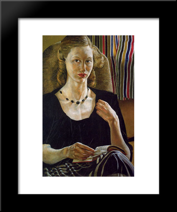 Daphne Spencer 20x24 Black Modern Wood Framed Art Print Poster by Spencer, Stanley