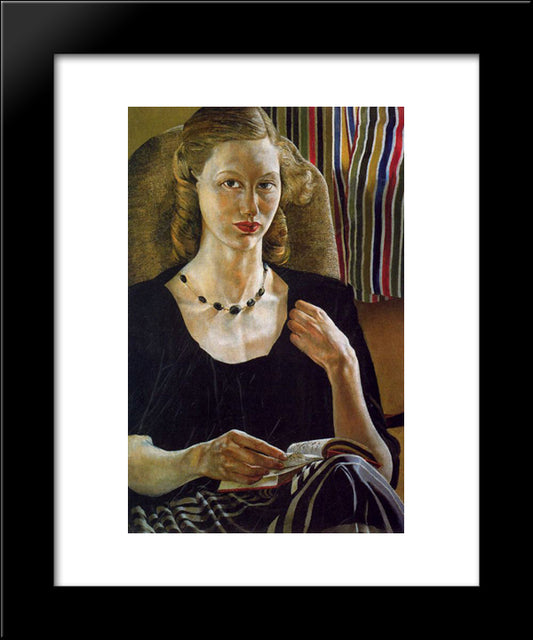 Daphne Spencer 20x24 Black Modern Wood Framed Art Print Poster by Spencer, Stanley