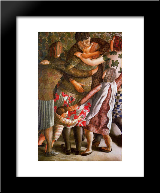 Hilda Welcomed 20x24 Black Modern Wood Framed Art Print Poster by Spencer, Stanley