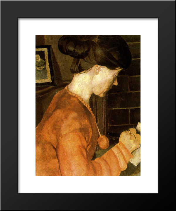 Mrs. C.P. Grant 20x24 Black Modern Wood Framed Art Print Poster by Spencer, Stanley
