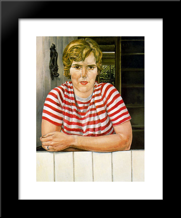 Mrs Linda Few Brown 20x24 Black Modern Wood Framed Art Print Poster by Spencer, Stanley