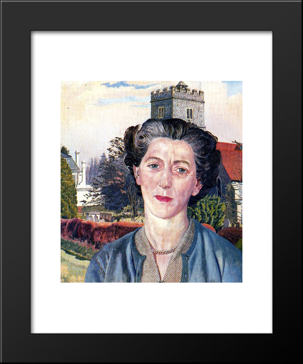Portrait Of Rachel Westropp 20x24 Black Modern Wood Framed Art Print Poster by Spencer, Stanley