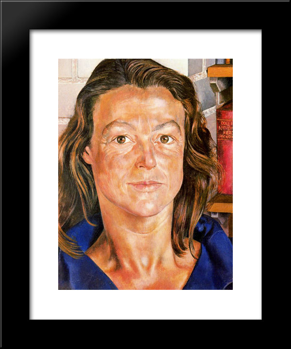 Portrait Of Sybyl Williams 20x24 Black Modern Wood Framed Art Print Poster by Spencer, Stanley