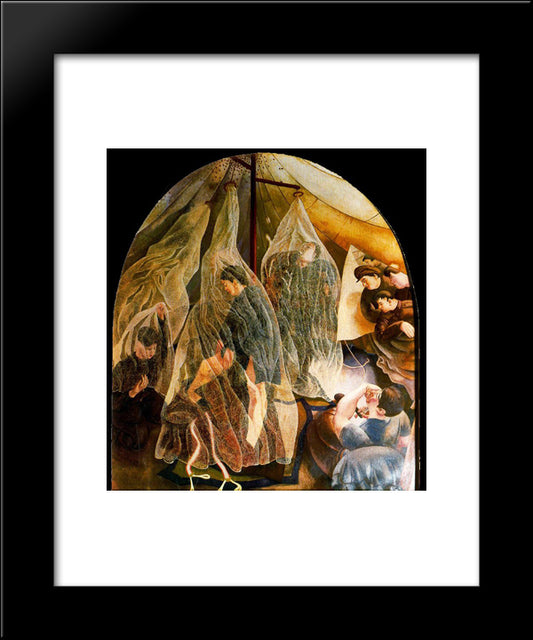 Reveille 20x24 Black Modern Wood Framed Art Print Poster by Spencer, Stanley