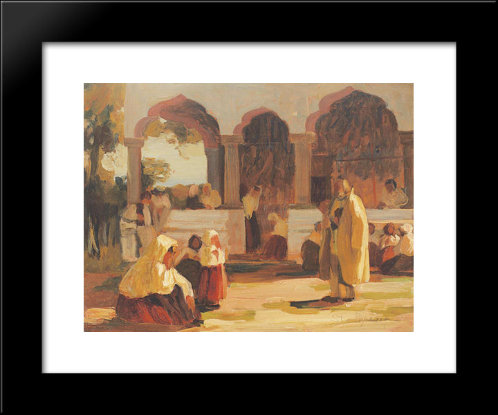 Sunday 20x24 Black Modern Wood Framed Art Print Poster by Popescu, Stefan