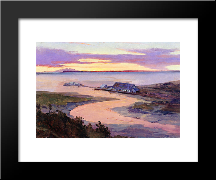 Emard Salmon Cannery 20x24 Black Modern Wood Framed Art Print Poster by Laurence, Sydney