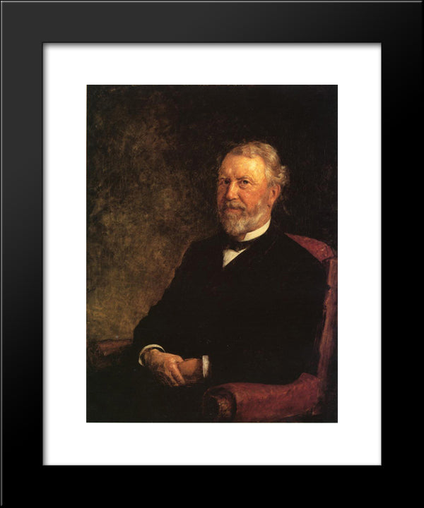 Albert G. Porter, Governor Of Indiana 20x24 Black Modern Wood Framed Art Print Poster by Steele, T. C.