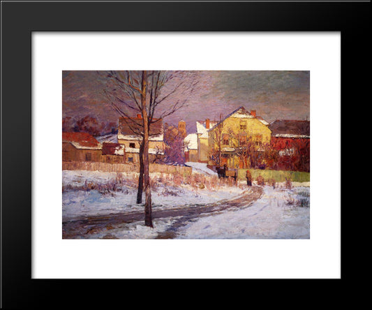 Tinker Place 20x24 Black Modern Wood Framed Art Print Poster by Steele, T. C.