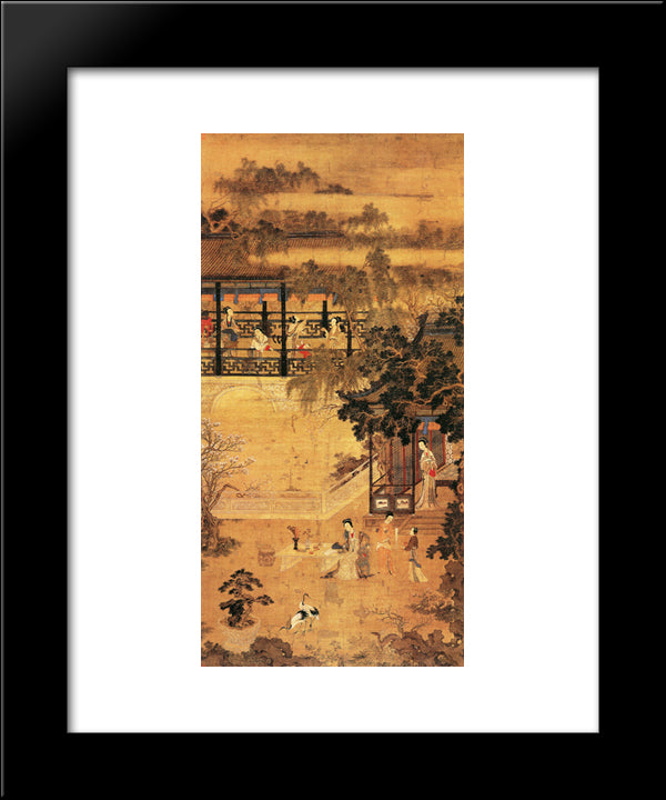 Unknown Title 20x24 Black Modern Wood Framed Art Print Poster by Tang Yin