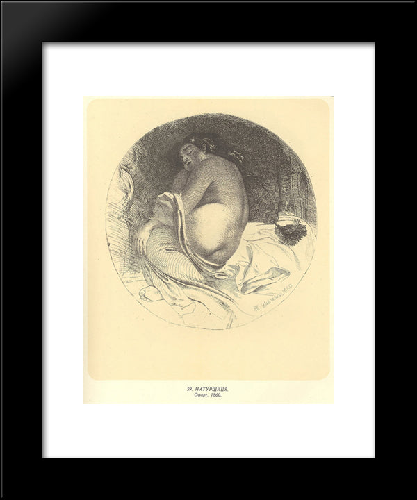 A Model 20x24 Black Modern Wood Framed Art Print Poster by Shevchenko, Taras