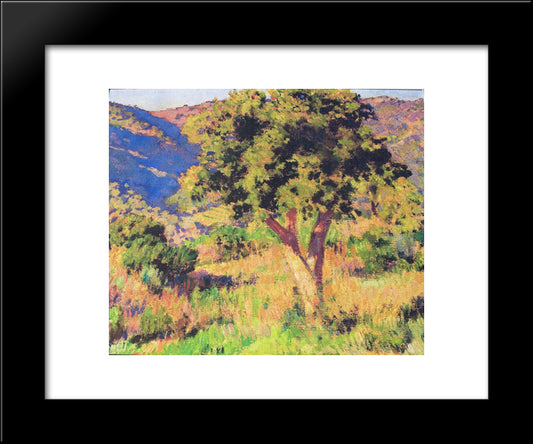 Funds Of St. Clair 20x24 Black Modern Wood Framed Art Print Poster by Rysselberghe, Theo van