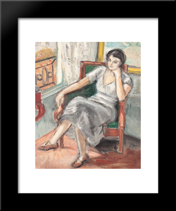 Interior Din Atelierul Din Place Dauphine 20x24 Black Modern Wood Framed Art Print Poster by Pallady, Theodor