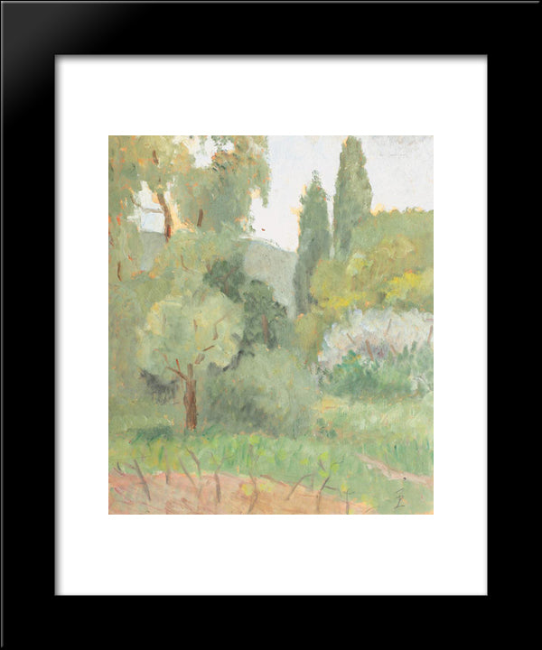 Juan - Les - Pins Landscape 20x24 Black Modern Wood Framed Art Print Poster by Pallady, Theodor