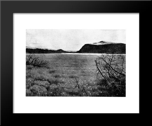 Myren Ved Solevatnet 20x24 Black Modern Wood Framed Art Print Poster by Kittelsen, Theodor Severin