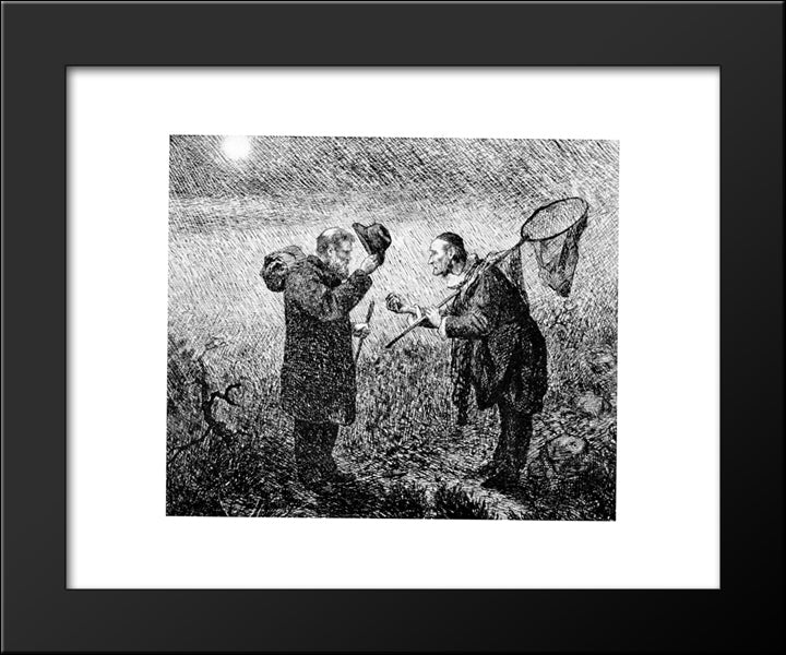 Peer Gynt 10 20x24 Black Modern Wood Framed Art Print Poster by Kittelsen, Theodor Severin
