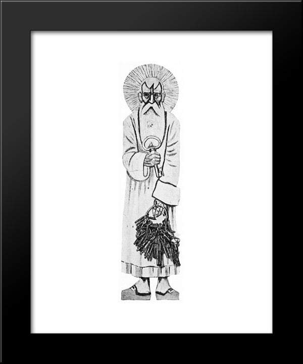 Peter Noekkelmann 20x24 Black Modern Wood Framed Art Print Poster by Kittelsen, Theodor Severin