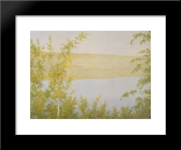 St Hans 20x24 Black Modern Wood Framed Art Print Poster by Kittelsen, Theodor Severin