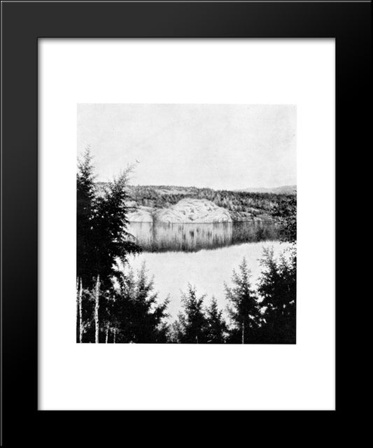 St Hans Paa Lauvlia 20x24 Black Modern Wood Framed Art Print Poster by Kittelsen, Theodor Severin