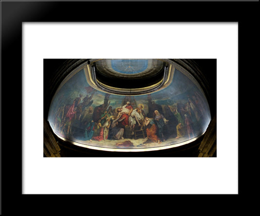 La Descente De Croix 20x24 Black Modern Wood Framed Art Print Poster by Chasseriau, Theodore