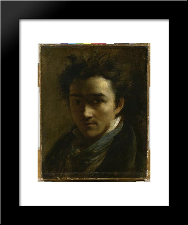 Colin Alexander, Painter 20x24 Black Modern Wood Framed Art Print Poster by Gericault, Theodore