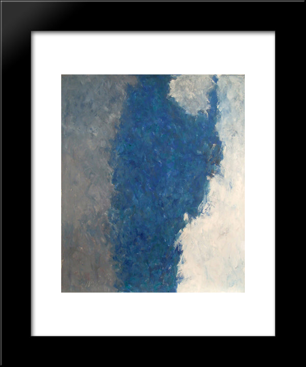 Delphic Shibboleth 20x24 Black Modern Wood Framed Art Print Poster by Stamos, Theodoros